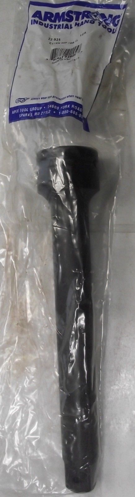 Armstrong 22-925 1" Drive Impact Socket 13" Extension USA