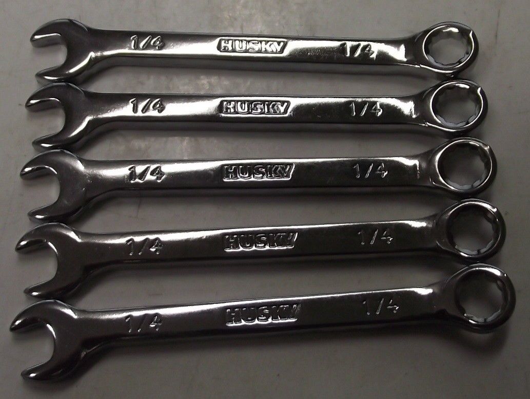 Husky HM623080 1/4" 12pt Combination Wrench 5pcs.