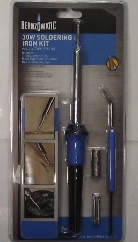 Bernzomatic SI-301 30 Watt Soldering Iron Kit