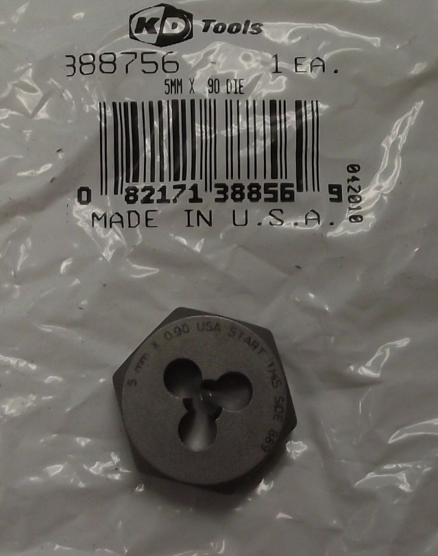 KD Tools 388756 5mm x .90 Hex Die USA