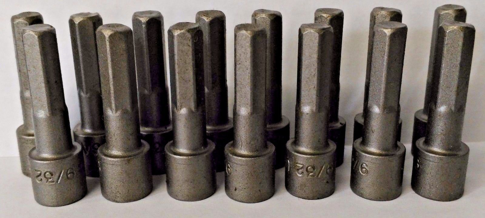Bosch VA 1609434422 Non Magnetic 9/32" x 1-7/16" Nutsetters USA 15PCS