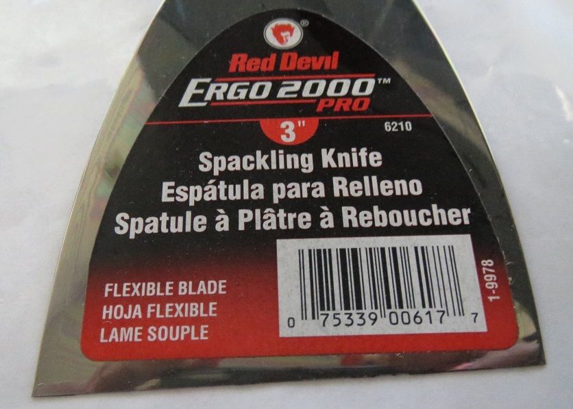 Red Devil 6210 3" Ergo 2000 spackling knife U.S.A.