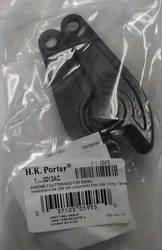 H.K. Porter 0013AC Replacement Cutter Head For 0090AC USA