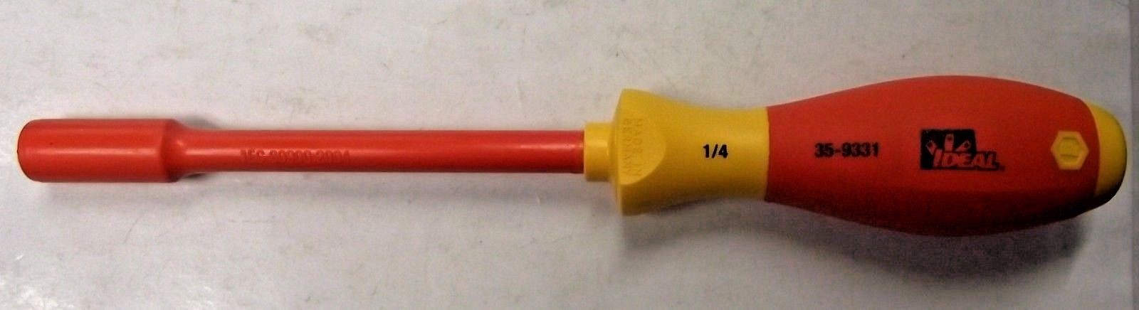 IDEAL Electrical 35-9331 1/4" SAE Insulated Nut Driver Germany