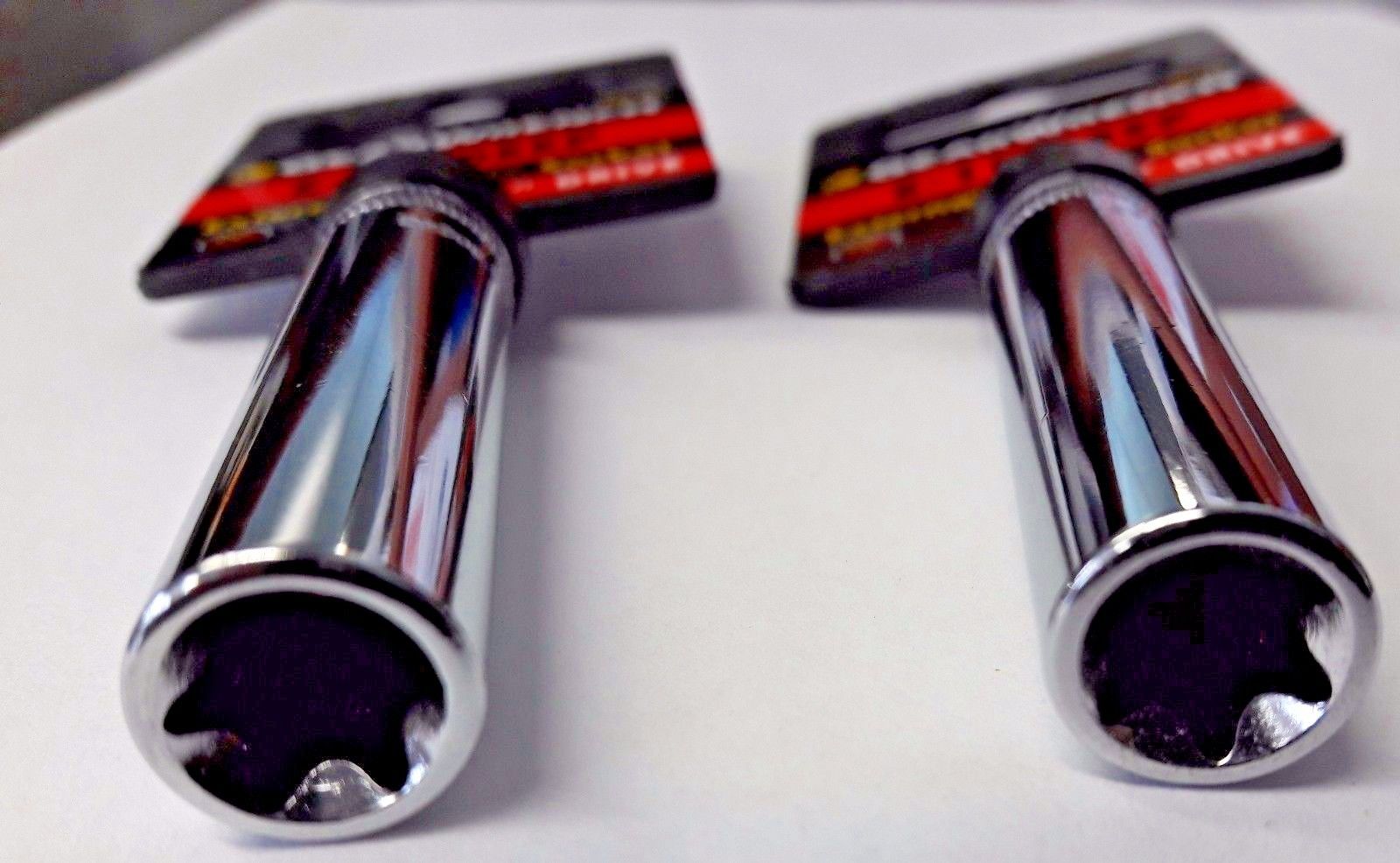Gearwrench 80243 E-11 Deep External Torx Socket 1/4" Drive 2PCS