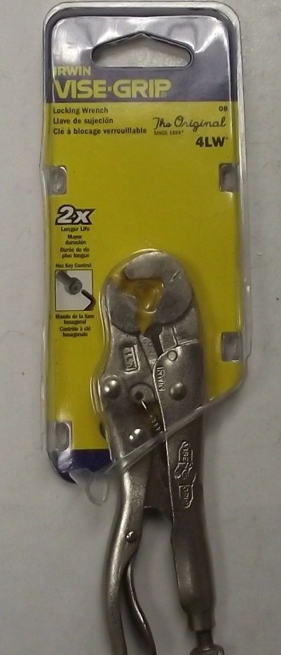 Irwin Vise Grip 4LW 4" Locking Pliers Wrench with Wire Cutter