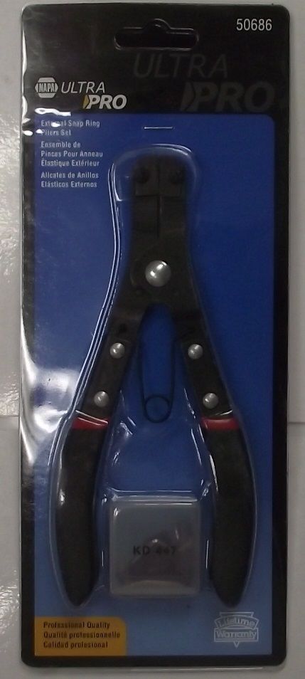 Napa 50686 External Snap Ring Pliers Set Ultra Pro
