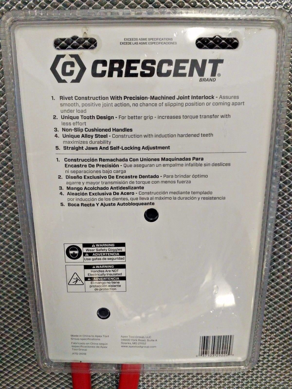 Crescent C2PCTG - 2 Piece 7" & 16" Tongue And Groove Pliers Set