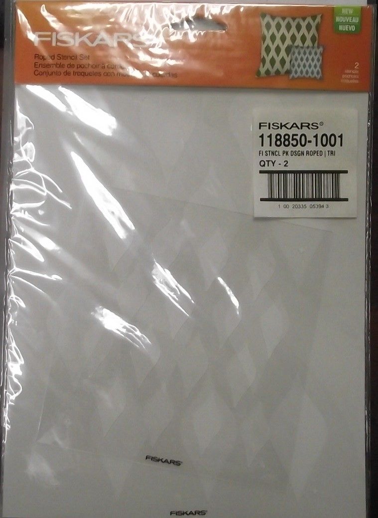 Fiskars 118850-1001 Roped Stencil Design Set 2 Packs
