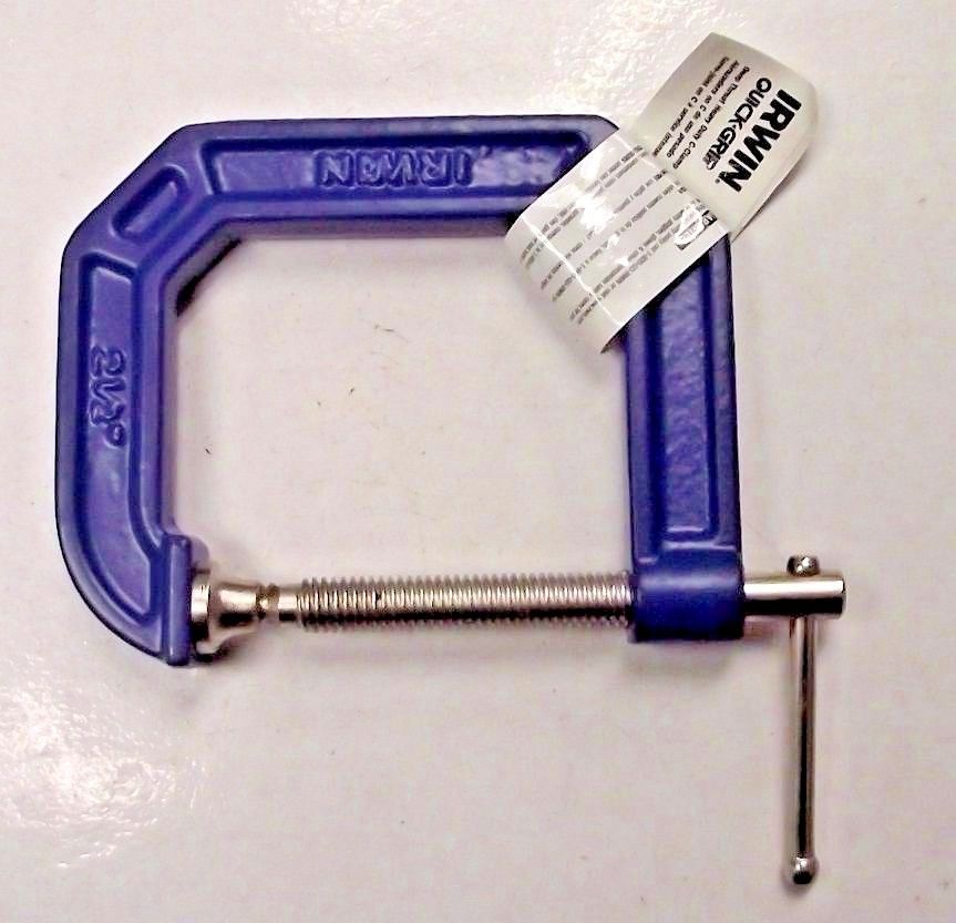 Irwin 2025103 Adjustable Iron C-Clamp 2-1/2 x 2-1/2"