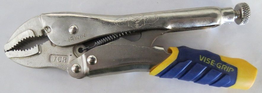 Vise Grip 7CR 7" FAST RELEASE Curved Jaw Locking Pliers