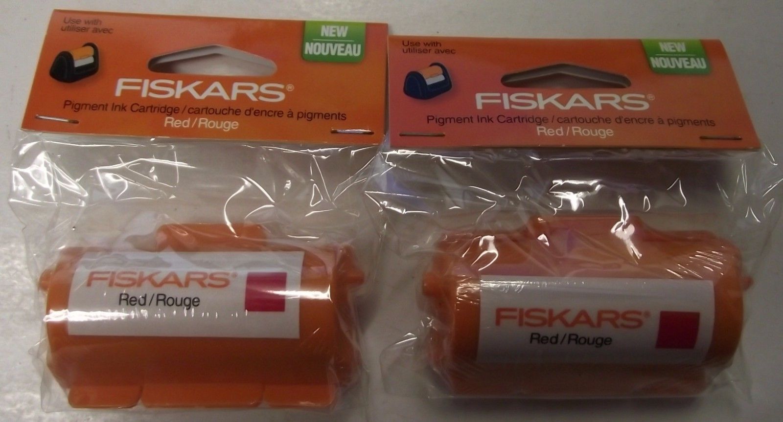 Fiskars 01-005577 Continuous Stamp Wheel Ink Cartridge Red 2pcs.