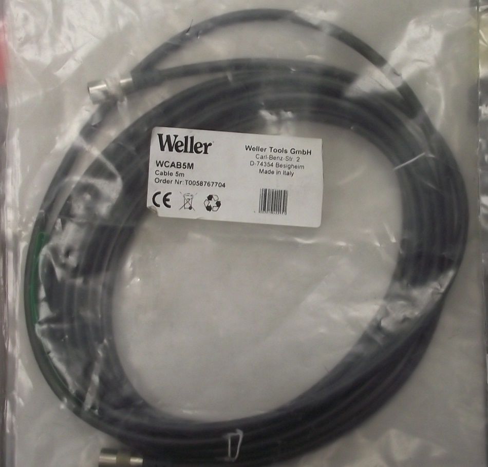 Weller WCAB5M Tool Connecting Cable 5 Meter Italy