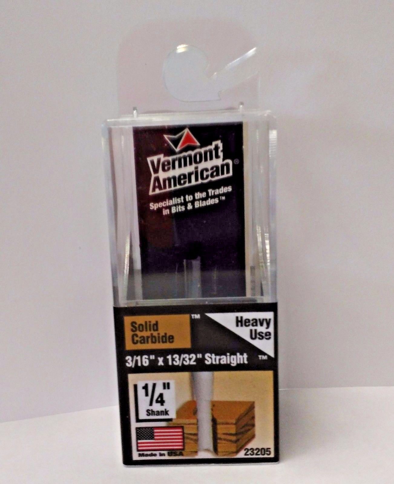 Vermont American 23205 3/16 x 13/32 Carbide Router Bit USA