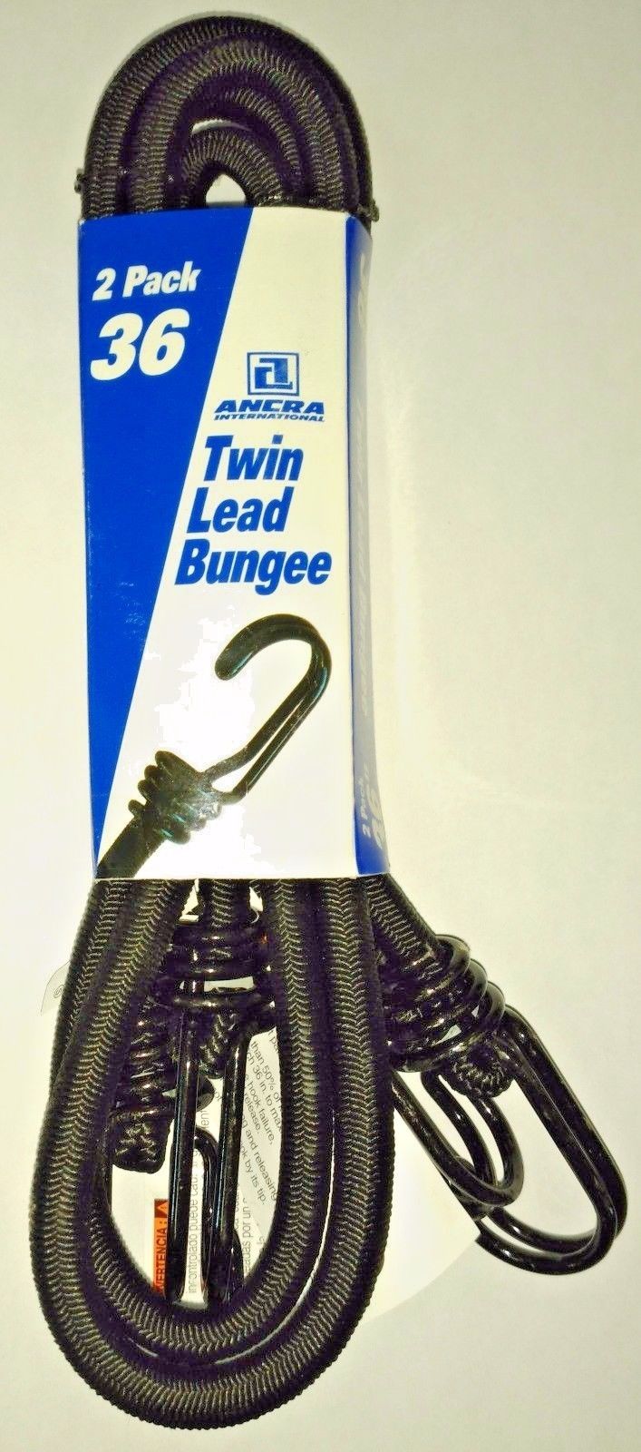 Ancra 95739 Twin Lead Bungee Cords, Black 2-Pack 36-Inch