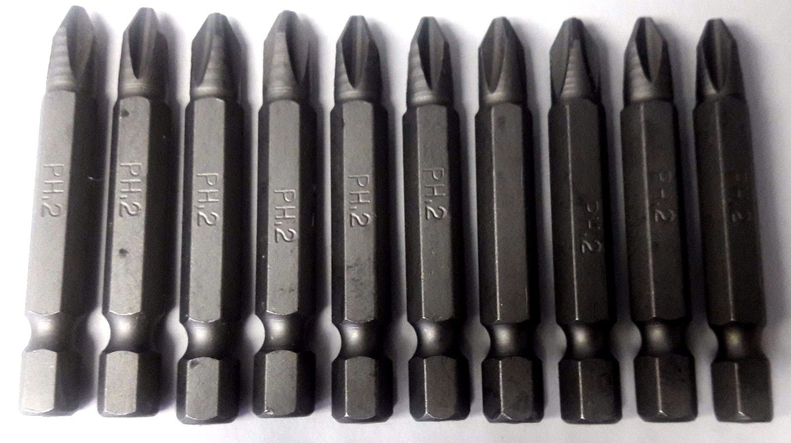 Credo 43222 #2 Phillips 2" Screw Tips 10pcs