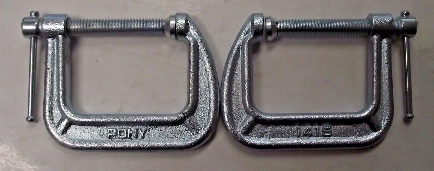 Pony 1415 2pk 1-1/2" C-Clamp Set