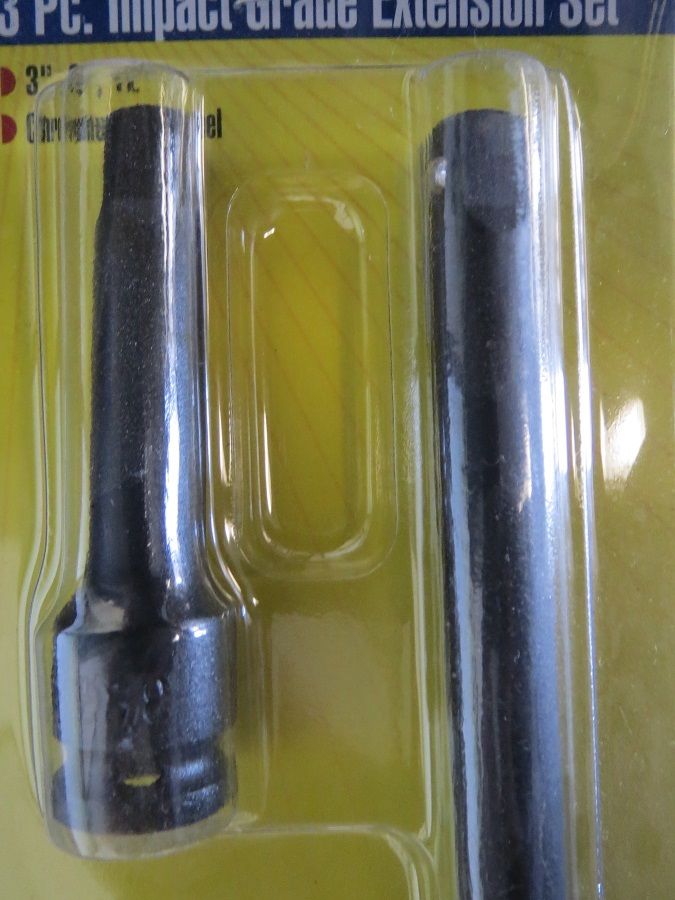 Great Neck 336 25224 3 Pc. Impact Grade Extension Set 3/8" Drive