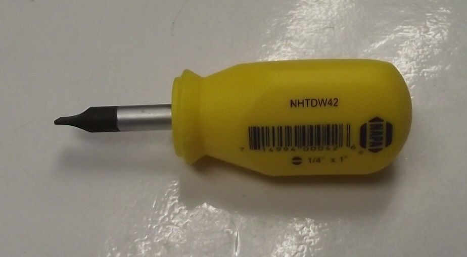 Napa NHTDW42 1/4" x 1" Pro Stubby Slotted Screwdriver Germany