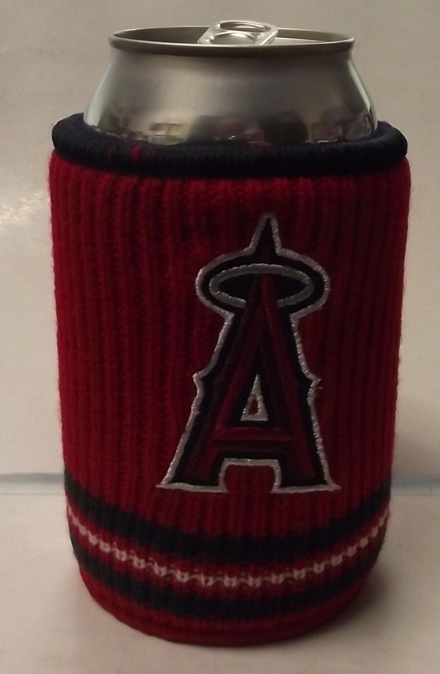 MLB 0718-85044 Anaheim Angels Woolie Beverage Insulator