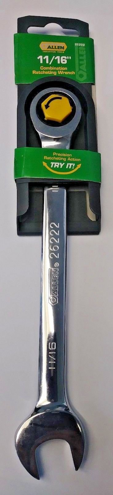 Allen 26222 11/16" Combination Ratcheting Wrench