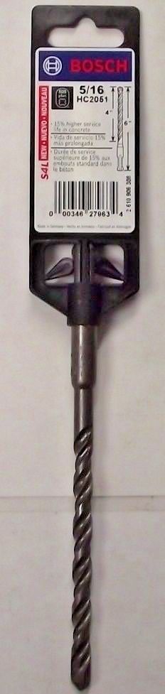 Bosch HC2051 5/16" x 4" x 6" - SDS-Plus Shank Drill Bit Carbide Tipped 1pc