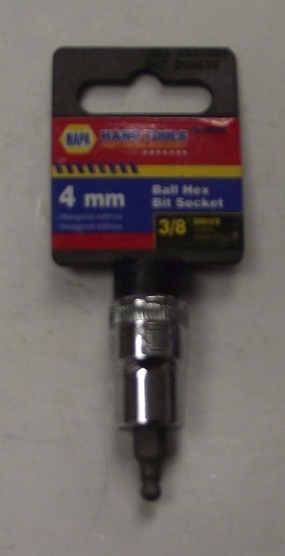 Napa NBH509M 3/8" Drive 4mm Ball End Hex Bit Socket