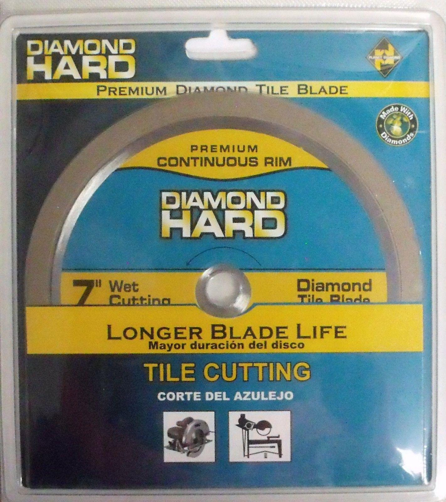Planet Diamond 21507020H 7" Premium Continuous Rim Diamond Saw Blade