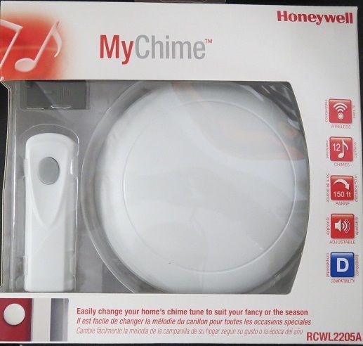 Honeywell RCWL2205A My Chime Door Chime W Holiday Sound Card