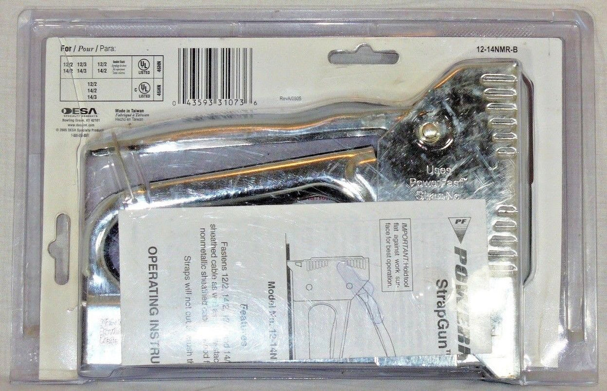 Powerfast 12-14-NMR-B Strap Gun Staple Gun