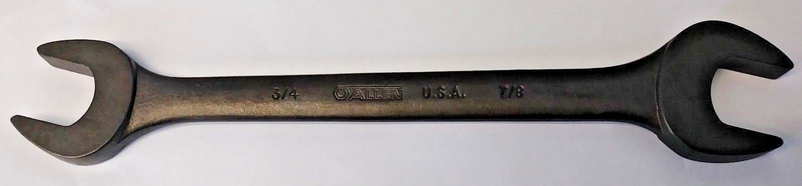 Allen 21014B Black Open End 3/4" x 7/8" Wrench USA