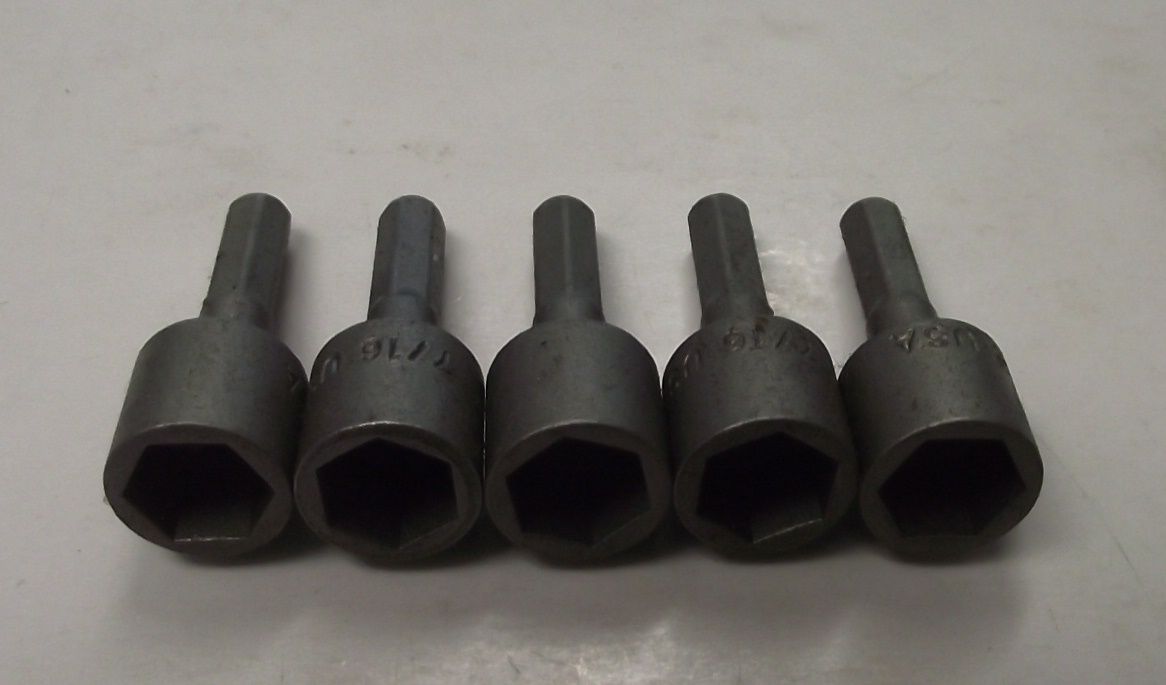 Vermont American 38176 7/16" x 1-9/16" Nutsetter Non-Magnetic 5pcs. USA