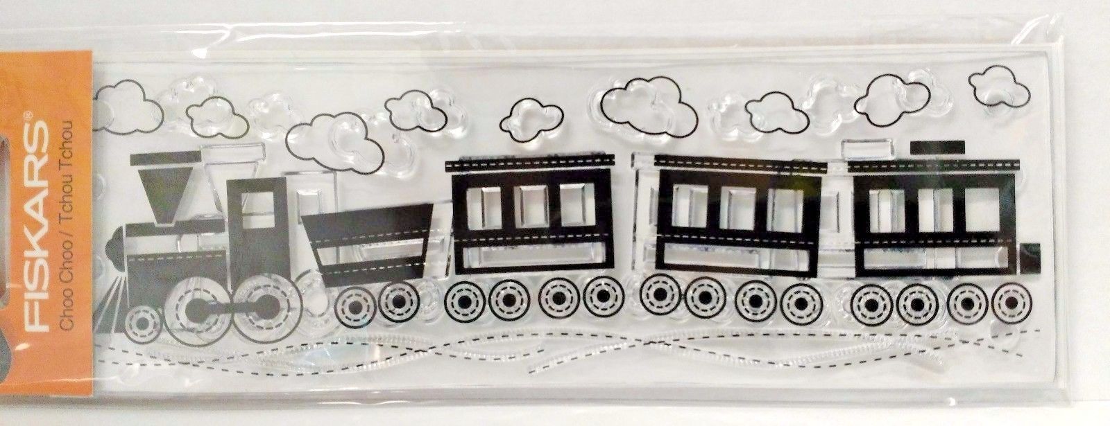 Fiskars 01-005699 Clear Stamp Choo Choo Type