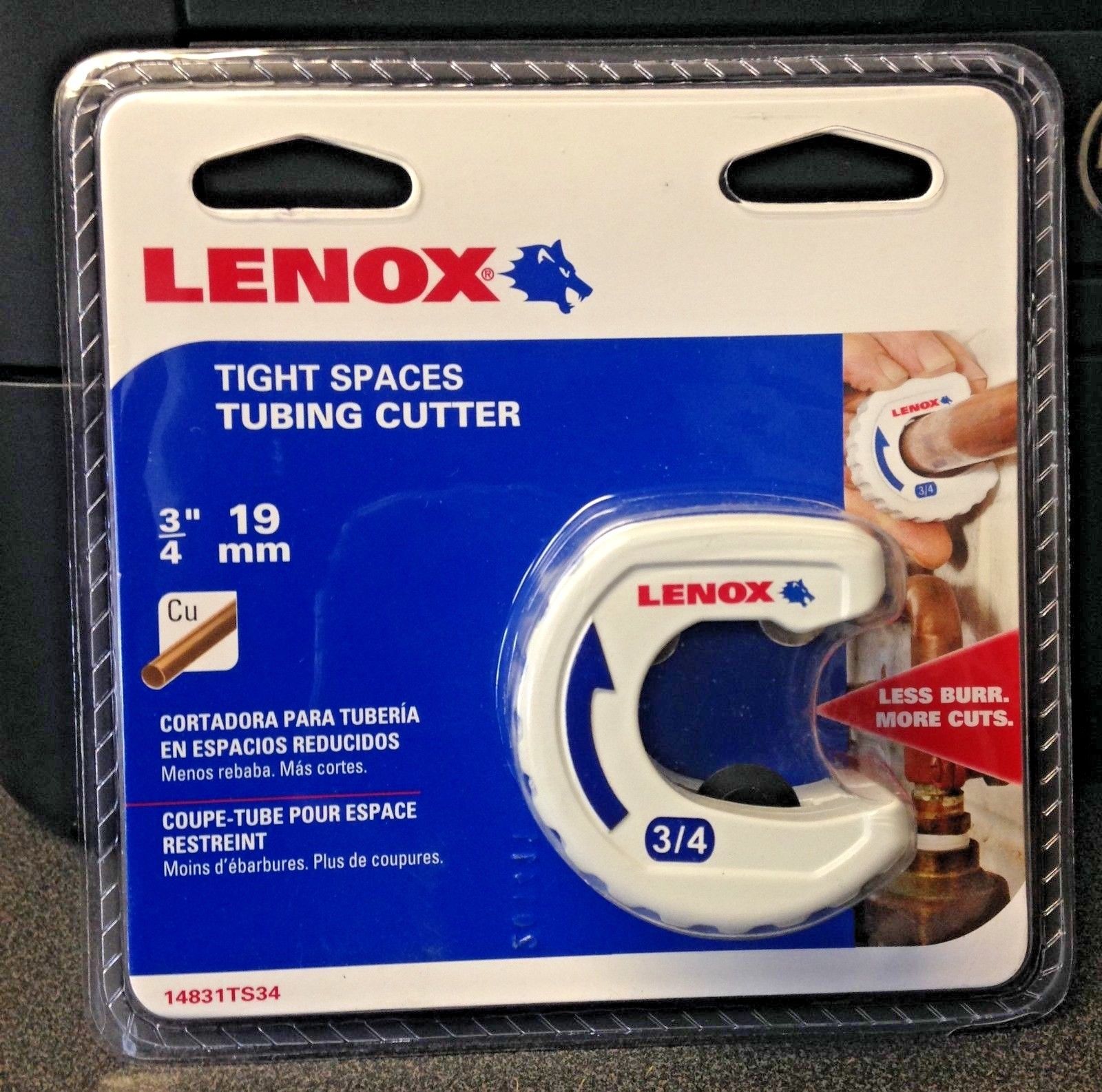 Lenox 14831TS34 3/4" Tight Spaces Tubing Cutter