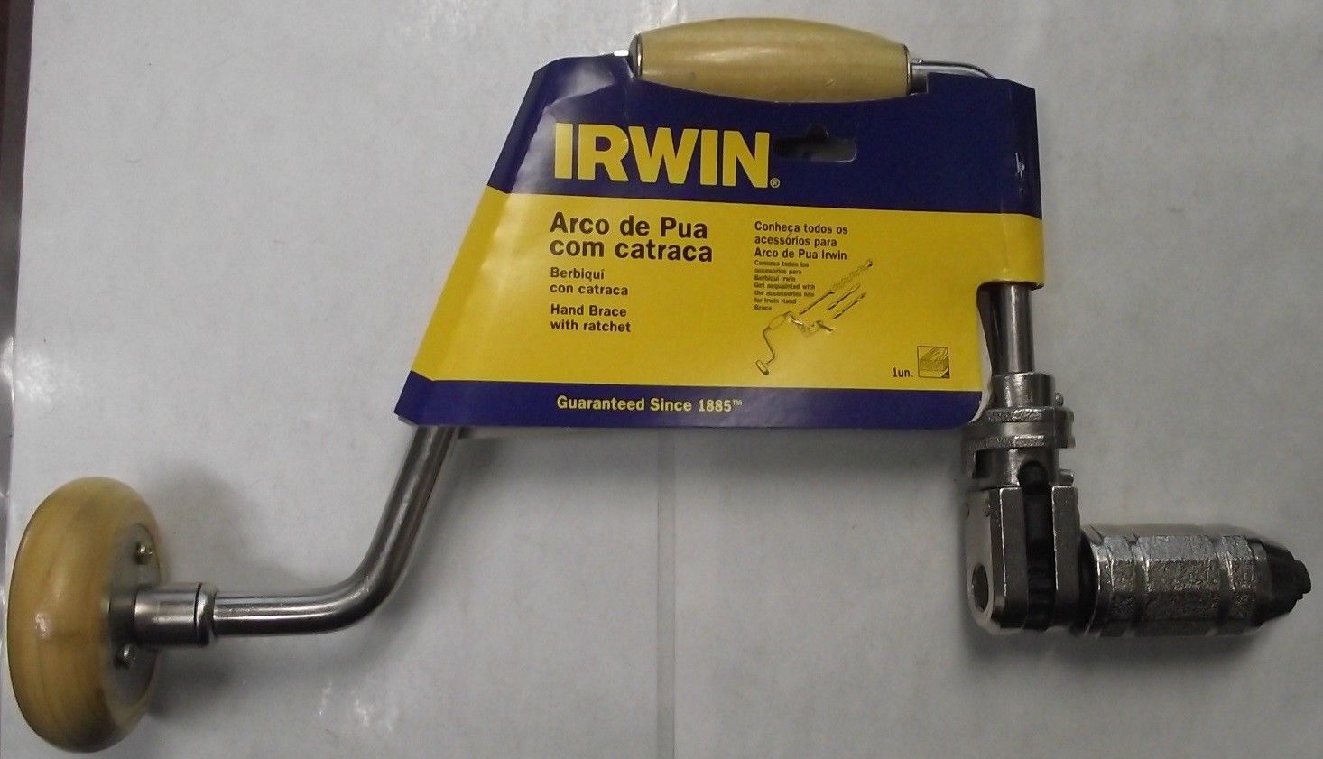 Irwin 5420 12" Swing Ratcheting Bit Brace