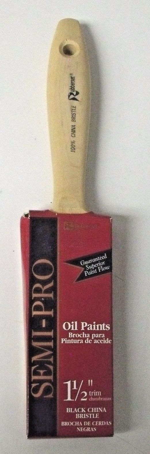 Rubberset 1 ½" China Bristle Paint Brush USA 80348
