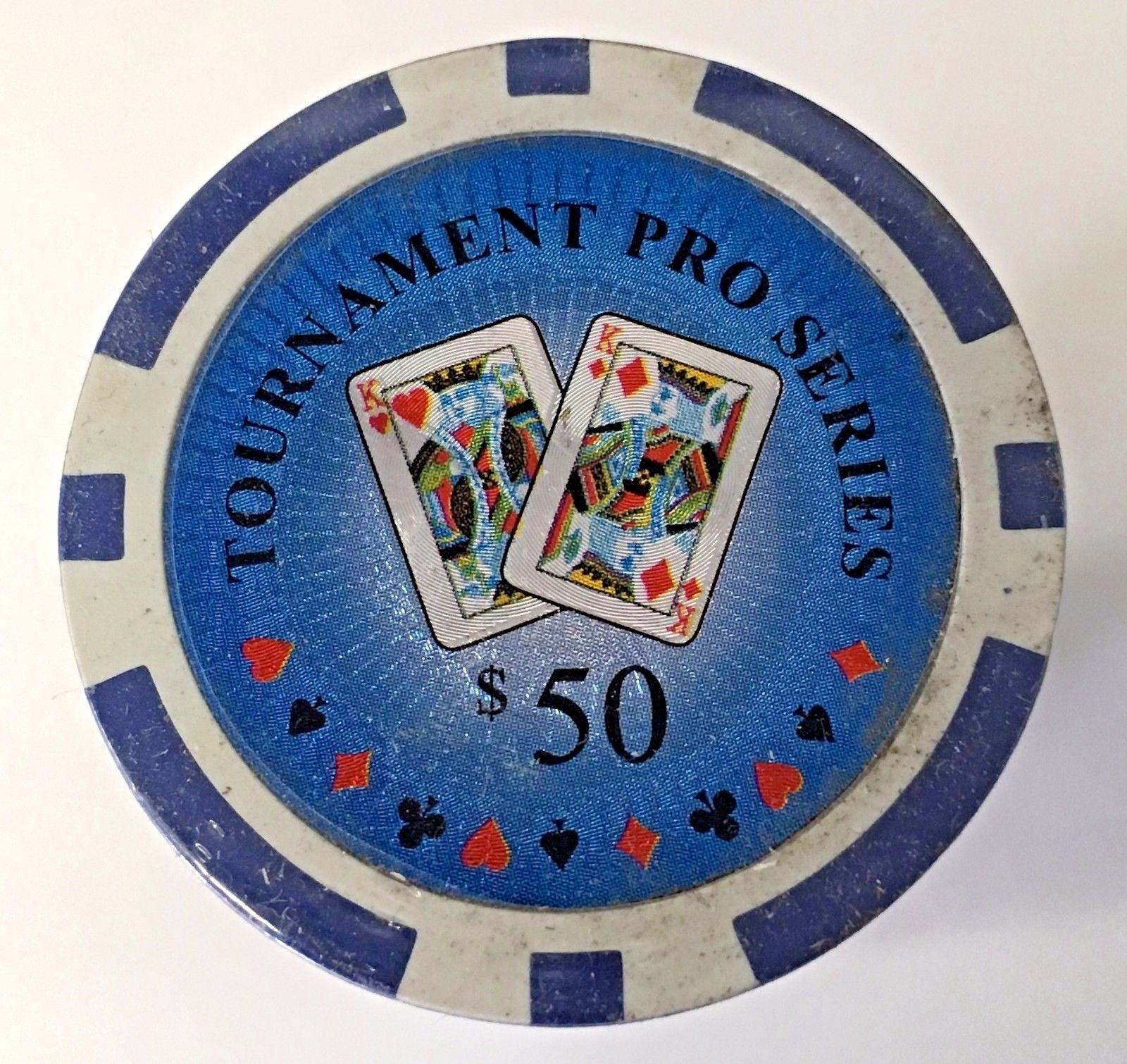 RDR XD-23 Casino Poker Chips 11.25 G Blue Tournament Pro Series 50pcs 50$