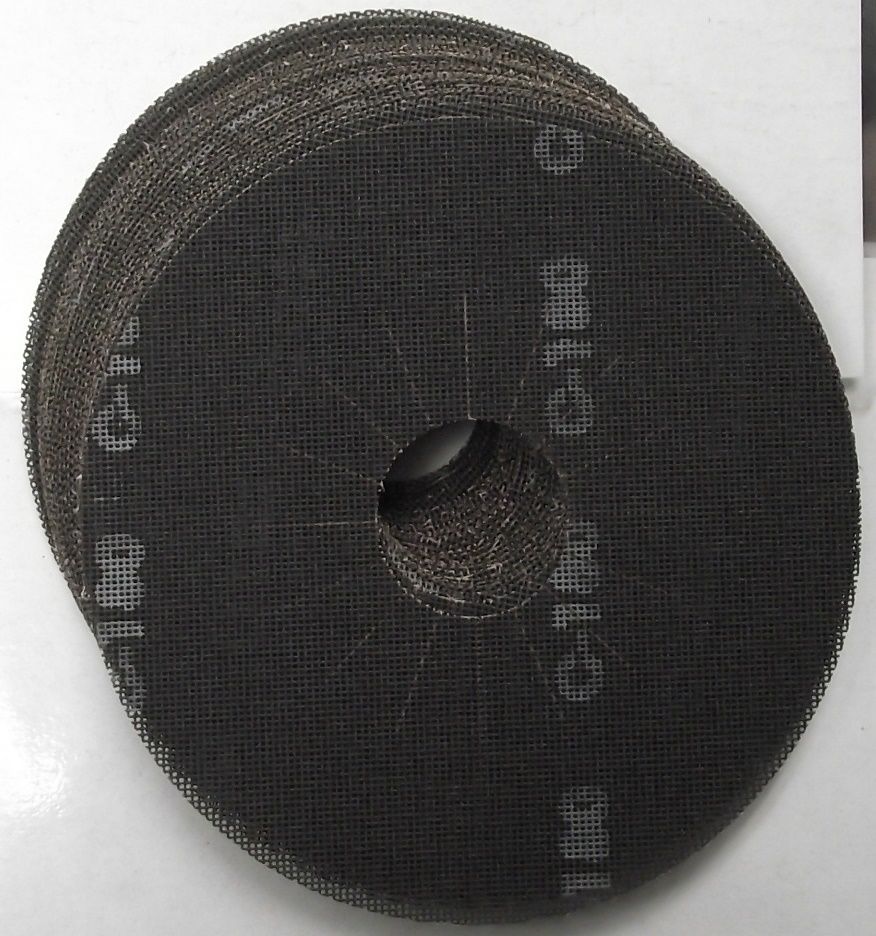 Porter Cable 76180-25 8-7/8" 180 Grit Abrasive Mesh Sanding Disc 25 Pack USA
