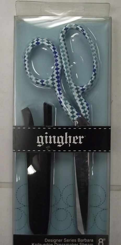 Gingher 220522 Limit Edition Barbara Designer 8" Knife Edge Dressmaker Scissors