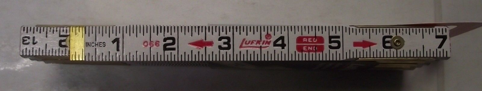 Lufkin T066N 6' x 5/8 Folding Wood Rule Red End
