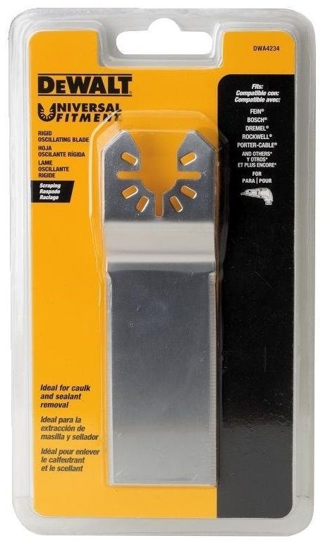 DEWALT DWA4234 Universal Fitment 1-1/4" Scraping Oscillating Blade