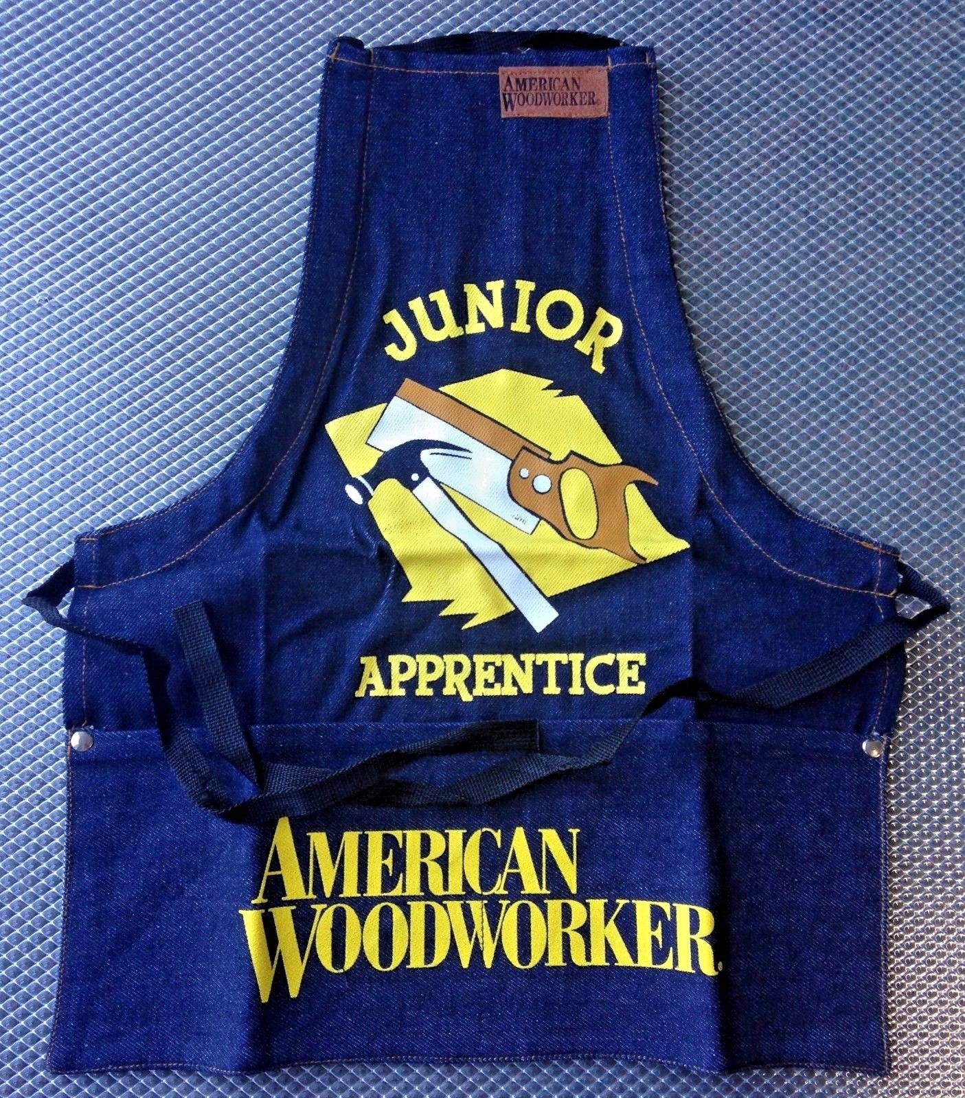 American Woodworker 113 JR. Bib Shop Apron 18" x 14.5"