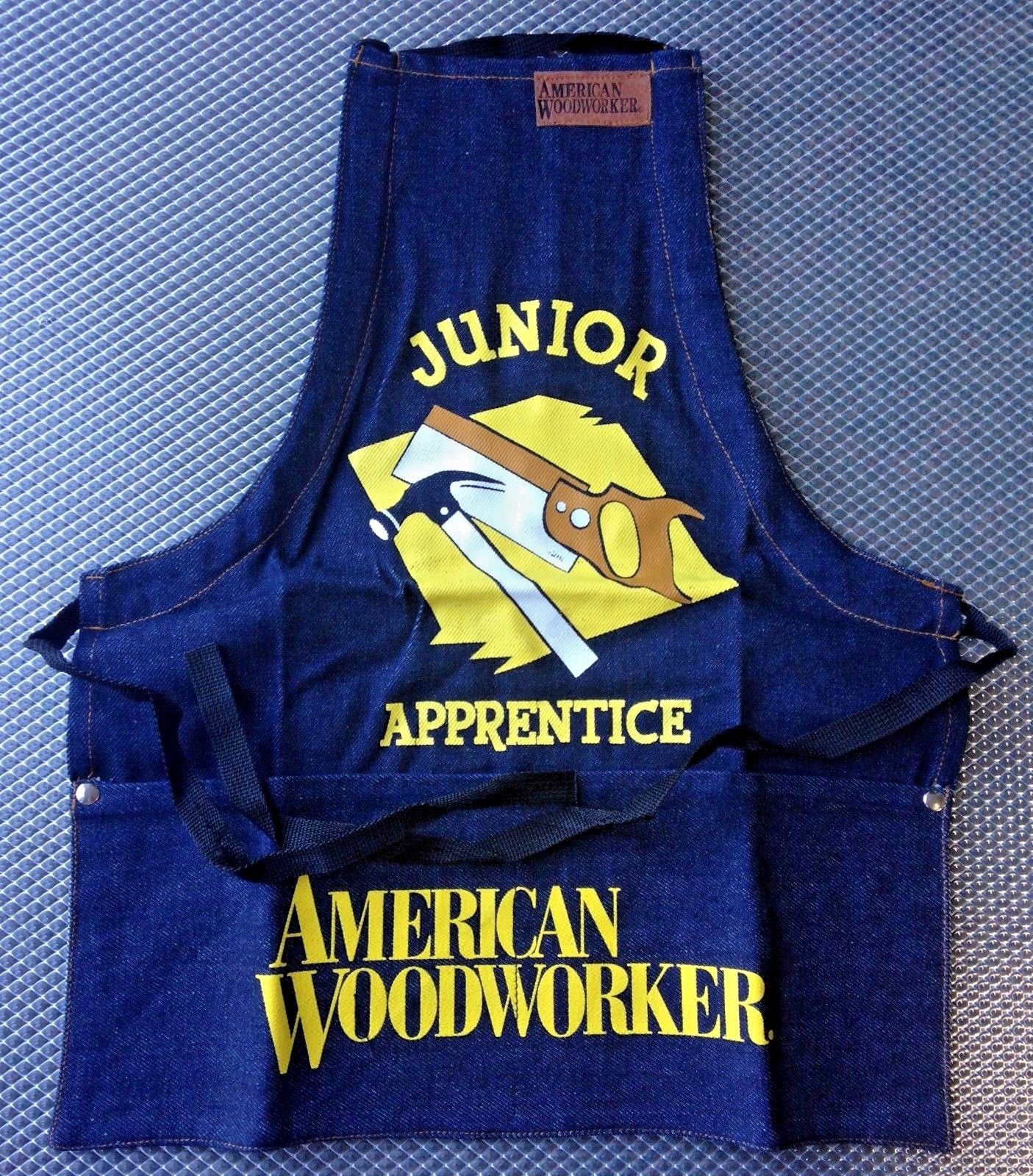 American Woodworker 113 JR. Bib Shop Apron 18" x 14.5"