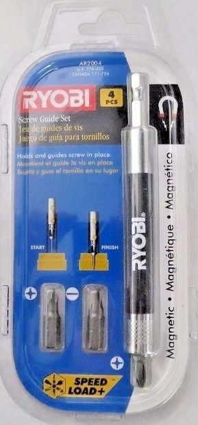 Ryobi AR2004 5" Magnetic Screw Guide Bit Set