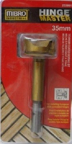 Mibro 253991 35mm Hinge Boring Bit Right Hand