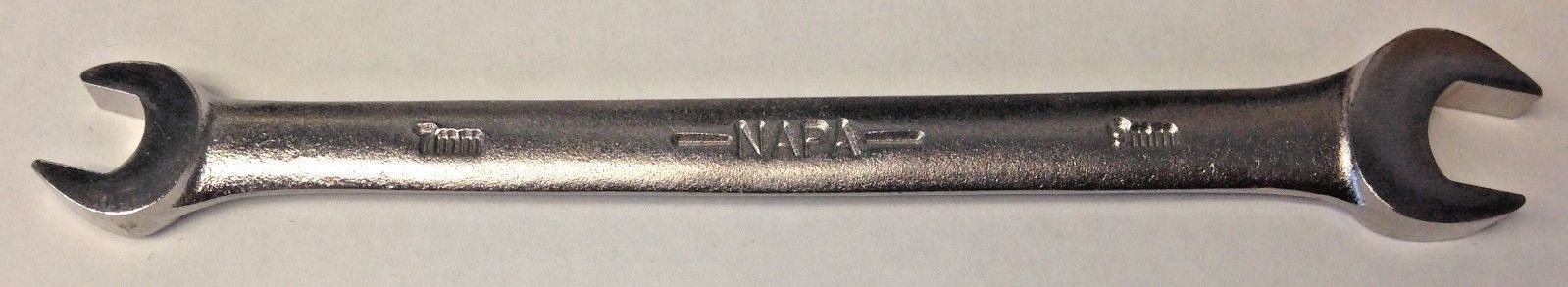 Napa Tools NDM809 7mm x 9mm Satin Finish Open End Wrench USA