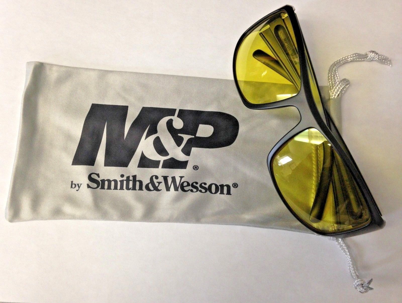 Smith & Wesson MP101-41-ID Performance Eyewear Shooting Glasses Amber Lens