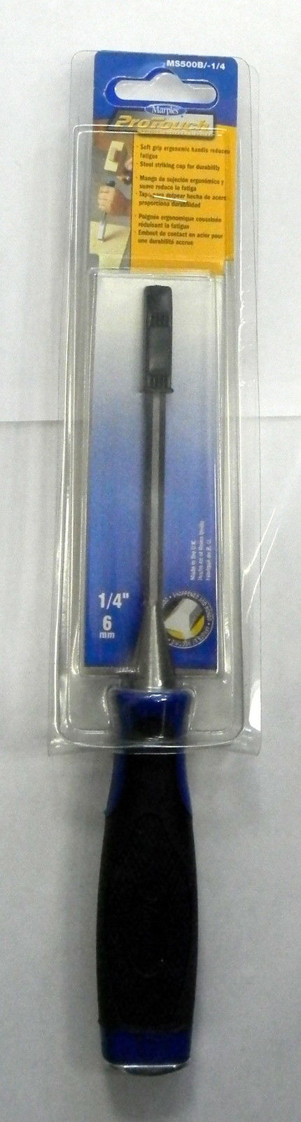 Irwin Marples MS500B/-1/4" Pro Touch Chisel With Striking Cap England