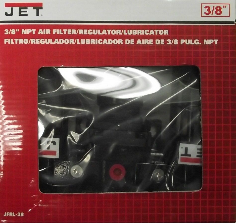 JET JFRL-38 3/8" NPT Air Filter Regulator Lubricator