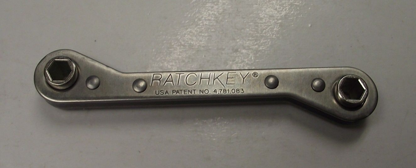 Ratchkey HC-13 5/16 Stainless Ratcheting Wrench USA BULK